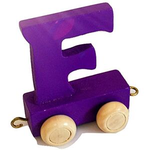 toys.funworld Ensemble de lettres de l'alphabet en bois coloré pour enfant sur train, personnalisable - Publicité