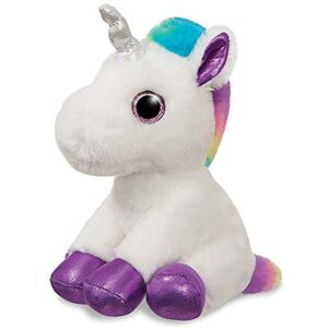 Aurora , 61189, Sparkle Tales, Tutti The la Licorne, 18 cm, Peluche, Blanche et Violette - Publicité