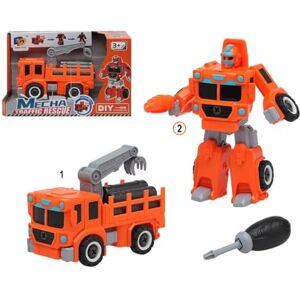 BigBuy Fun Super Robot Transformable Orange - Publicité