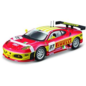 Bburago Ferrari Racing F430 GT2 Édition 2008   Reproduction de Voiture Miniature à échelle 1/43   Rouge   Jouet pour Enfant à Collectionner   B18-36303 - Publicité