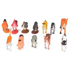 Zerodis Animaux Modélisme Jouet Simulation Modèles D'animaux de la Ferme Ensemble de Jouets Animaux Miniatures Figurine en Plastique Jouet Educatif pour Enfants Garçons Filles (Poultry) - Publicité