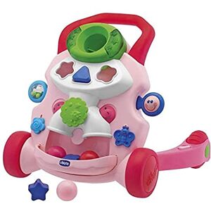 Chicco Trott Gym Trotteur Bébé Musical 2en1 Premiers Pas, Pousseur avec Centre d'Activités Electronique et Détecteur de Mouvements, Jouet Éducatif avec Lumières et Sons pour Enfants de 9 à 24 Mois - Publicité