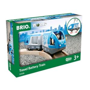 Brio World 33506 Train de voyageurs à pile Train électrique bidirectionnel Conducteur inclus Pour circuit de train en bois Jouet mixte à partir de 3 ans - Publicité