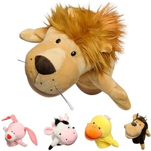 Neamou 5 PIÈCES Jouets De Marionnette Ventriloque Peluche Interactive, Petit Singe Doigt Marionnettes À Main Adulte, Lion Peluche Kawaii Marionnette Bebe Enfant, Marionnettes À Mains - Publicité