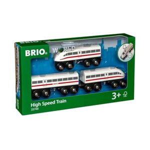 Brio World 33748 TGV avec Son Train manuel avec klaxon Pour circuit de train en bois Système d'attache aimantée Jouet pour garçons et filles dès 3 ans - Publicité