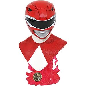 Diamond Select Toys Legends in 3D: Mighty Morphin Power Rangers Red Ranger Bust (1/2) (Sep212194) - Publicité