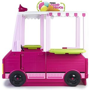 Feber Food Truck, véhicule 2 en 1 avec cuisine, caisse, plus de 50 accessoires et ustensiles de cuisine inclus, pour enfants à partir de 3 ans - Publicité