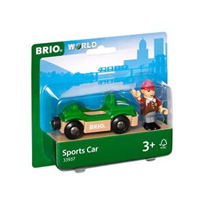 Brio World 33937 Voiture de Course Accessoire pour circuit de train en bois Figurine incluse Jouet pour garçons et filles à partir de 3 ans - Publicité