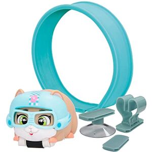 IMC Toys LOOPERS Hammies Brave, Hamster Véhicule Interactif à Collectionner avec Circuit Courir à l'intérieur et à l'extérieur de Votre Roue Jouet et Jeu pour garçons et Filles +3 Ans - Publicité