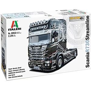 ITALERI 3952S 1:24 Scania R730 Streamline Show Truck, modélisme, modélisme sur pied, bricolage, passe-temps, collage, kit en plastique, détaillé, unisexe adulte, noir - Publicité