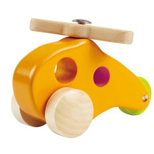 Hape E0051 Little Copter Wooden Push and Pull Along Toy Suitable for 10 Months and up - Publicité