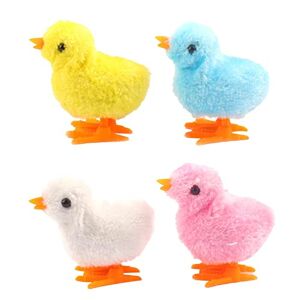 Paodduk Jouet à remonter Le Poulet Jouet à remonter Le Poulet Jouet à remonter Le Poulet Jouet en Peluche à remonter Le Poulet Cadeau d'anniversaire pour la fête de Pâque - Publicité