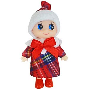 Gusengo Mini Poupées Noël Bébé Poupée Elfe Bébé Noël Petit Lutin Noël pour Fille Et Garçon, Nouveauté Jouets Noël Nouvel an Cadeau Bas Noël, 1/7 Pièces - Publicité