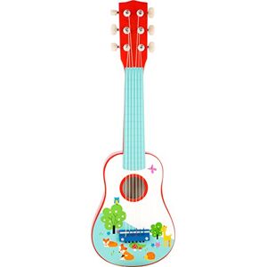 Small Foot 10725 guitare en bois pour enfants, le premier instrument de musique, favorise l'apprentissage de la musique, dès l'âge de 3 ans - Publicité