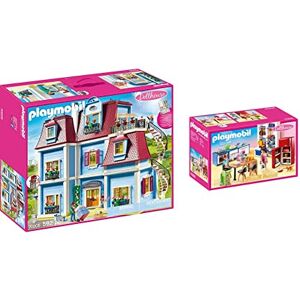 PLAYMOBIL 70985 Maison transportable - City Life- La Maison Traditionnelle-  s'ouvre s'emporte Partout : : Jouets