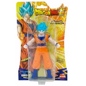 Bizak Monsterflex 64390230 Figurine Goku Blue Super Saiyan de Dragon Ball, Super Extensible et élastique, 25 cm, 12 à Collectionner, pour Adultes, Fans et Enfants à partir de 4 Ans - Publicité