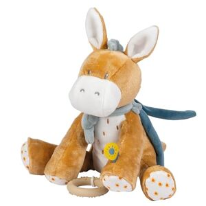 Nattou Musical Cuddly Donkey Leo, 29 cm, Dark Warm Beige - Publicité