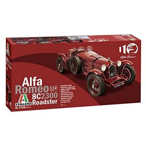ITALERI - Alfa Romeo 1:12 8C/2300 1931-33 Modélisme, Autonome, Bricolage, Loisirs, Collage, kit de Construction en Plastique, 4708S, Rouge - Publicité