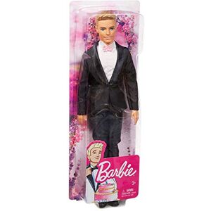 Barbie Ken poupée Marié en costume de mariage bleu satiné avec