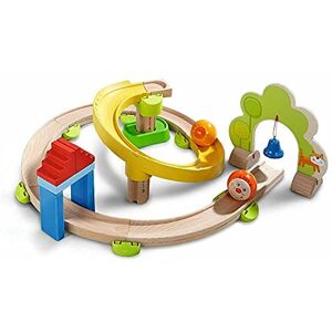 HABA 300439 Ball Track Kullerbü – Spiral Track Marble run with 26 parts, for ages 2 and up (Made in Germany) - Publicité