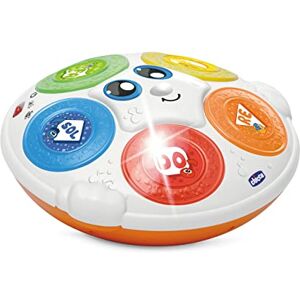 Chicco Rocky The Drum, Instrument De Musique pour Enfants, Jouet Musical Electronique Educatif, Jouet Tambour, 2 Modes De Jeu, 30+ Chansons Et Sons, 5 Boutons Et Lumières, Jeux 6 Mois-3 Ans - Publicité