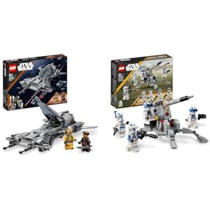 Star Wars LEGO 75346  Le Chasseur Pirate, Jouet de Construction Le Mandalorien Saison 3 & 75345  Pack de Combat des Clone Troopers de la 501ème Légion, Jouet de Construction - Publicité