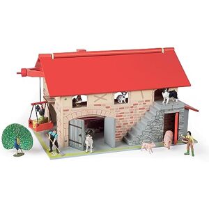 Papo -La Grande Vie A LA Ferme Figurine Environnement en Bois, 60101, Taille Unique - Publicité