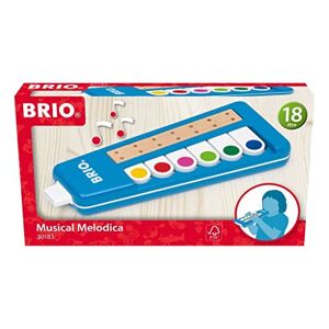 Brio -30183 Kids Melodica – Instrument Jouet pour Tout-Petits à partir de 18 Mois, 63018300, pêche - Publicité