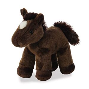 Aurora , 16486, Mini Flopsies Chestnut Le Cheval 20 cm, Peluche, Marron - Publicité