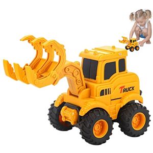 TLM Toys Camion Jouet éducatif pour bébé,Voitures à Friction Push and Go, véhicules d'ingénierie Jouets pour Enfants garçons Filles Cadeau pour Enfants - Publicité