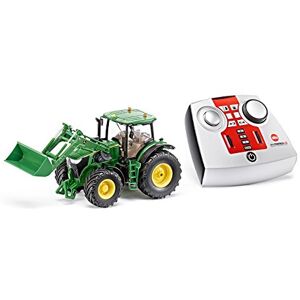 SIKU 6777 Voiture Radiocommandé Modèle A L'échelle Coffret Complet John Deere 7r Avec Chargeur Echelle 1/32 Métal - Publicité