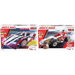 MECCANO Coffret Supercar 25 MODÈLES MOTORISÉS Voiture Enfant Motorisée & Voiture DE Course 10 MODELES 10 Modèles De Véhicules De Course A Construire - Publicité