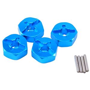 Kipebep Jante de Roue 4Pcs Hexagonal Combiner Hex 7Mm Adaptateur en MéTal 12Mm pour 1/18 A949 A959 A969 A979 K929 1/10 Pneus - Publicité