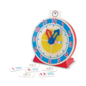 Melissa & Doug Horloge d'apprentissage en bois, Jouet de développement, Jeux d'apprentissage précoce, Jouets éducatifs en bois, Jouets Montessori, Cadeau pour garçons et filles - Publicité