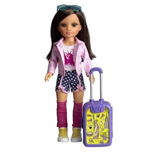 Nancy Voyage chic à New York, poupée avec une valise et accessoires pour les enfants à partir 3 ans (Famosa 700015340) - Publicité