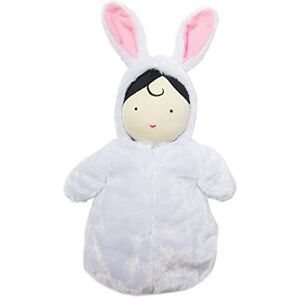 Manhattan Toy Snuggle Baby Doll et Sac de Couchage Lapin à Capuche, 153560, Multicolor - Publicité