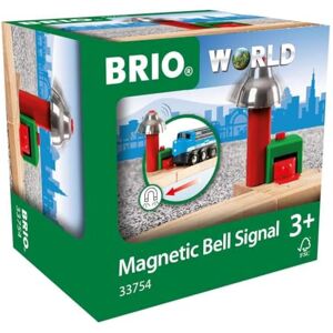 Brio World 33754 Signal Cloche magnétique Accessoire pour Circuit de Train en Bois Action de Jeu sans Pile Jouet pour garçons et Filles dès 3 Ans - Publicité