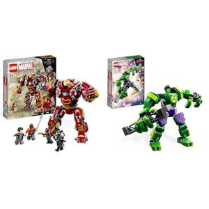 Lego Marvel 76247 Hulkbuster : La Bataille du Wakanda Figurine, Jouet à Construire & 76241 Marvel L’Armure Robot de Hulk, Figurine Avengers, Jouet de Construction, Super-Héros à Collectionner - Publicité