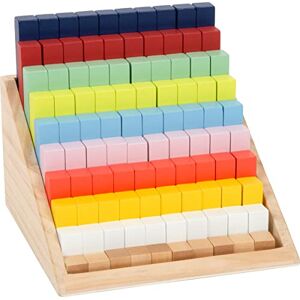 Small Foot Boîte à calculer XL Educate en Bois, pour Apprendre Les Chiffres, à partir de 6 Ans, réf. 12214 Toys, Multicolored, Grand - Publicité