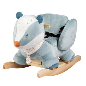 Nattou Rocking Toy Badger Felix, 59 cm, Dusty Blue - Publicité