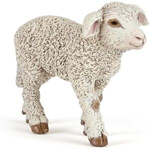 Papo -Figurine Peinte A La Main -La Vie à la Ferme -Agneau Mérinos-51176-À Collectionner-pour Enfants Filles et Garçons A Partir de 3 Ans - Publicité