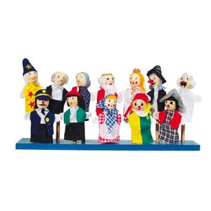 Goki Lot de 12 marionnettes à Doigts, 2040574 - Publicité