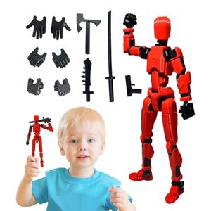 Evember T13 Toy 11 Stlye   T13 Figure   T13 Action Figure   T13 Figurine d'action 3D Imprimée en 3D   Figurine d'action Articulée   Figurine Articulée d'action pour Figurine d'action Dessin Cadeau - Publicité