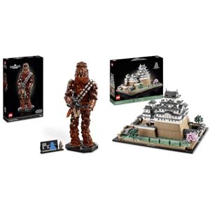 Lego 75371 Star Wars Chewbacca, Figurine Wookiee avec Arbalète, Minifigurine et Plaque Descriptive & 21060 Architecture Le Château d'Himeji,Kit de Construction de Maquette pour Adultes,Idée Cadeau - Publicité