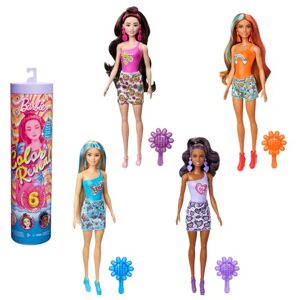 Barbie Coffret Assortiment Poupées Color Reveal Série Groovy, Accessoires Avec 6 Surprises Inclus, À Collectionner, Jouet Enfant, A Partir De 3 Ans, HRK06 - Publicité