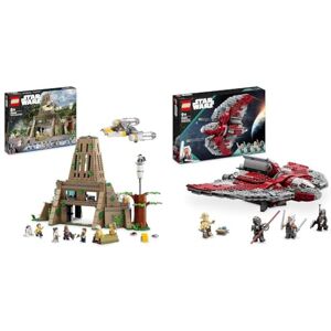 Lego 75365 Star Wars La Base Rebelle de Yavin 4, Set Comprenant 10 Minifigurines & 75362 Star Wars La Navette T-6 d'Ahsoka Tano, Jouet Vaisseau Spatial avec 4 Personnages de la Guerre des Étoiles - Publicité