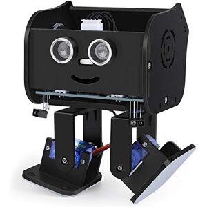 ELEGOO Kit de Robot bipède Penguin Bot pour Projet Arduino avec Tutoriel d'assemblage, kit STEM pour Amateurs Jouets STEM pour Enfants et Adultes, Version Noir V2.0 - Publicité