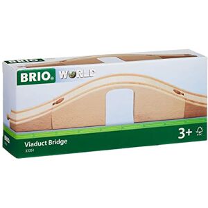 Brio World 33351 Pont Viaduc Accessoire pour circuit de train en bois Pour agrandir son circuit Jouet pour garçons et filles à partir de 3 ans - Publicité