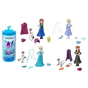 Mattel Disney La Reine des Neiges Coffret Color Reveal Neige, poupée mystère avec 6 surprises à découvrir dont une figurine, Jouet Enfant, Dès 3 ans, HMB83 - Publicité