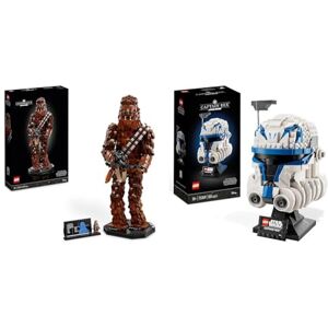 Lego 75371 Star Wars Chewbacca, Figurine Wookiee avec Arbalète, Minifigurine et Plaque Descriptive & 75349 Star Wars Le Casque du Capitaine Rex, Maquette à Construire pour Adultes - Publicité